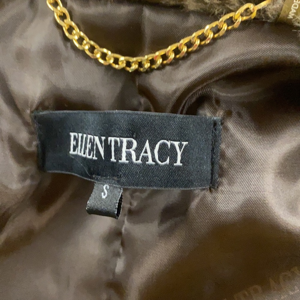Ellen Tracy Faux Fur Vest Size-Small - Picture 5 of 6